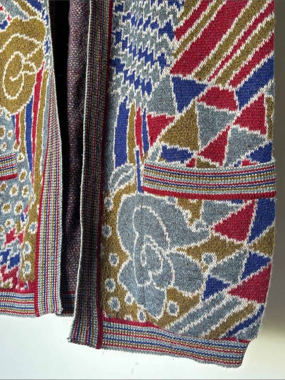 Missoni Sport Vest Multicolor Patterned Knit Made in Italy Size 44 - Picture 4 of 9